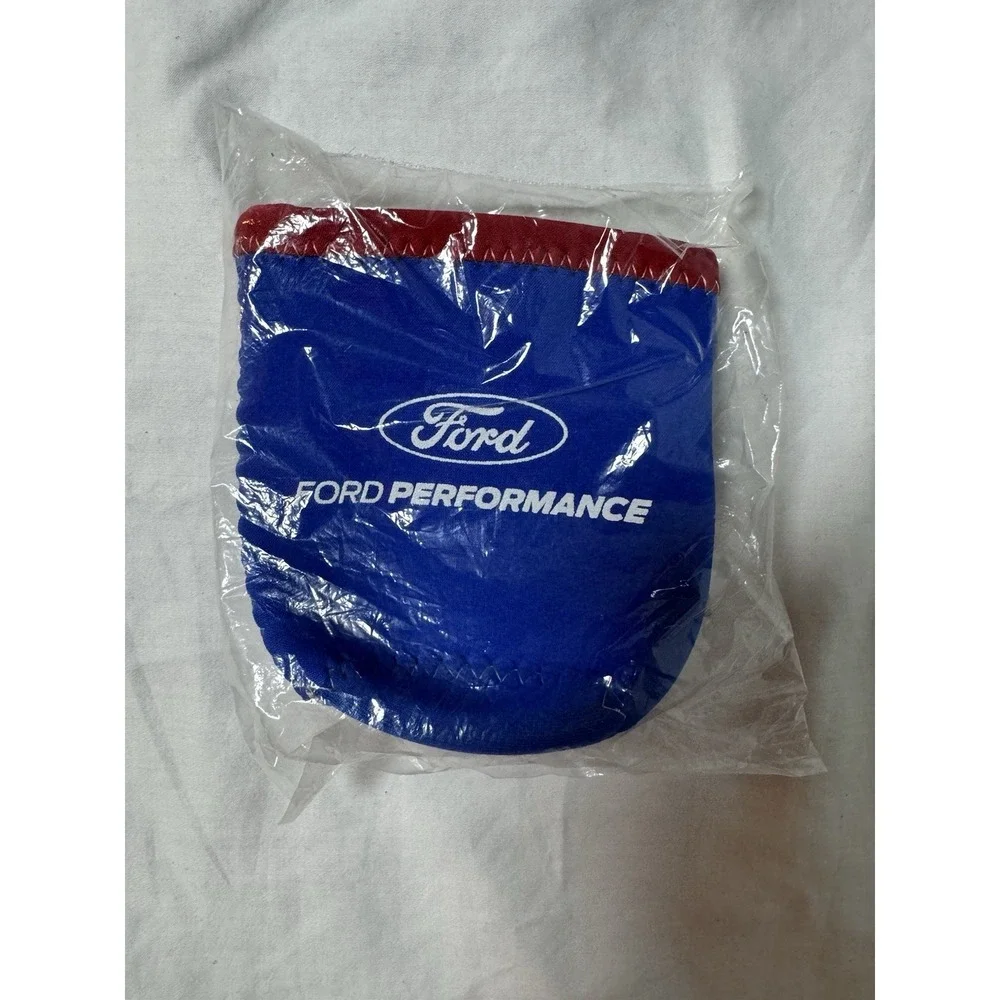 Ford Performance Fan Can Cooler Insulator Coozie Koozie Gift Blue New